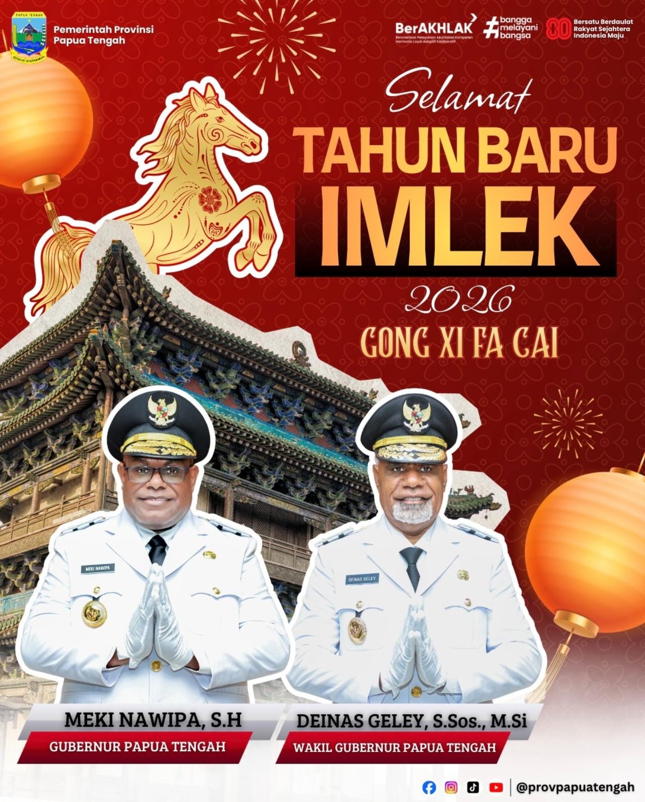 Iklan Imlek Pemprov Papua Tengah