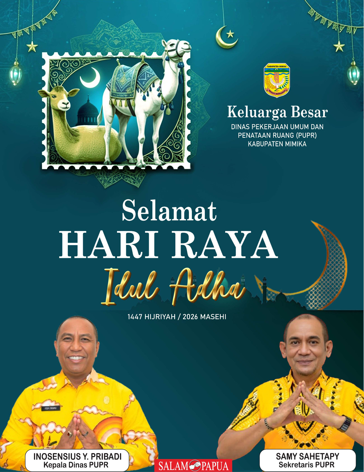Iklan Idul Adha Dinas PUPR