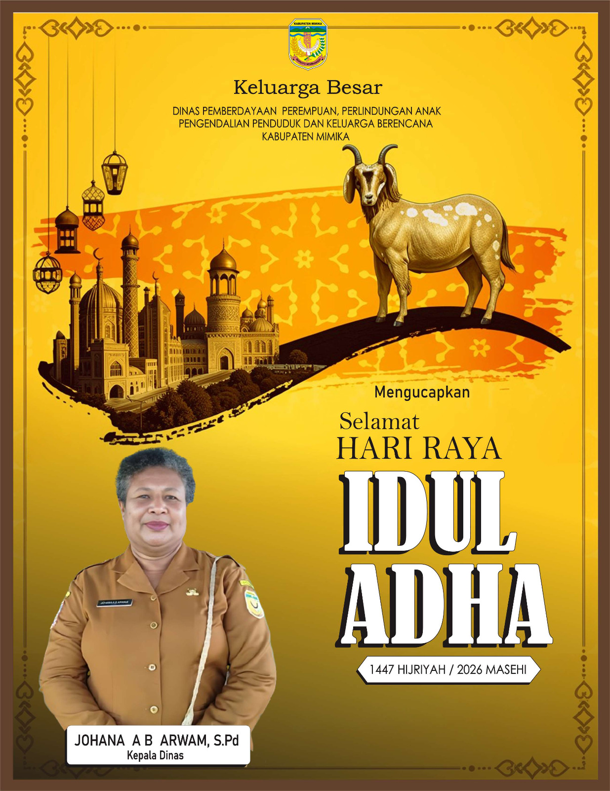 Iklan Idul Adha DP3AP2KB
