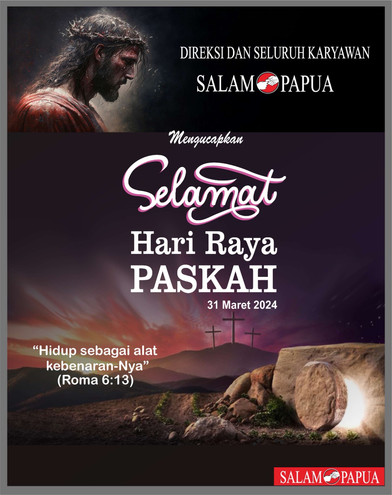 Iklan Paskah 2024 Salam Papua