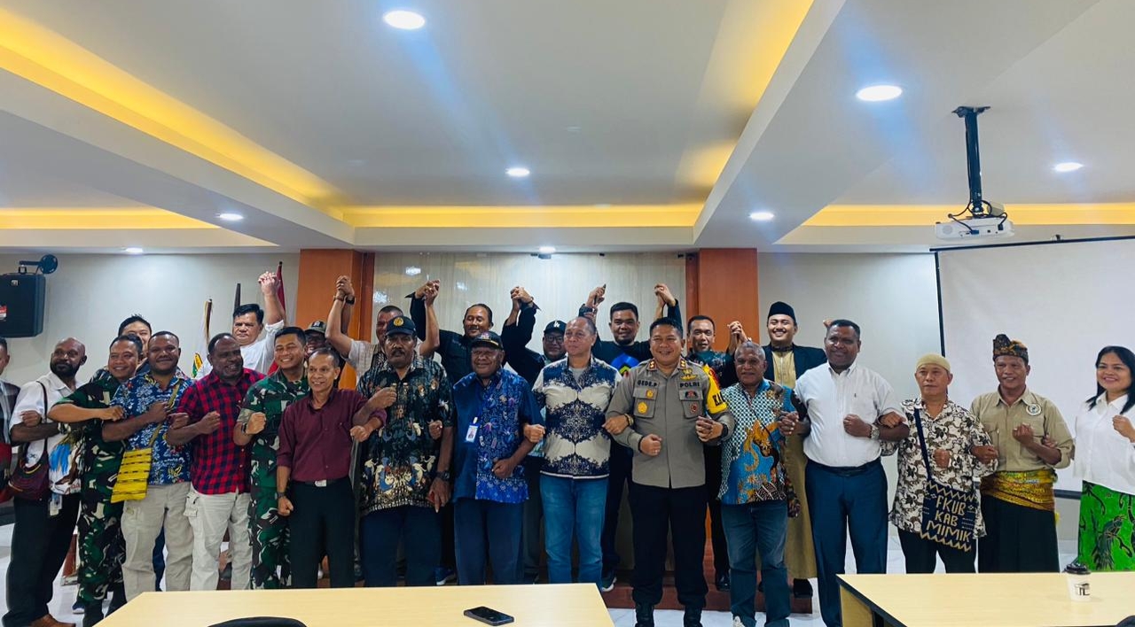 Sikapi Insiden Di Jayapura, Pemkab Mimika Gelar Rapat Deklarasi Damai