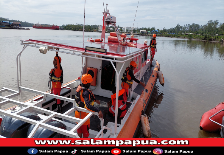 Long Boat Tenggelam Diterjang Ombak Di Perairan Puriri Timika, 1 Orang Hilang