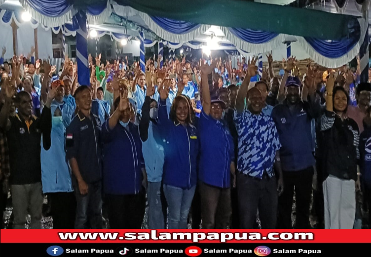 Relawan, Koalisi Dan Simpatisan AIYE Makin Solid, Distrik Wania Optimis Bungkus 60 Persen Suara