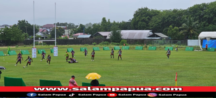 Tim Rugby Papua Tengah Redam Papua,Hari Ini Siap Hadapi Tim Jabar