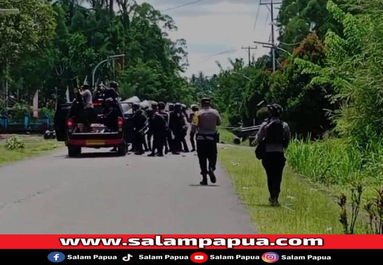 Aparat Sigap Amankan Rombongan Pemkab Puncak Dari Serangan Di Kwamki Narama