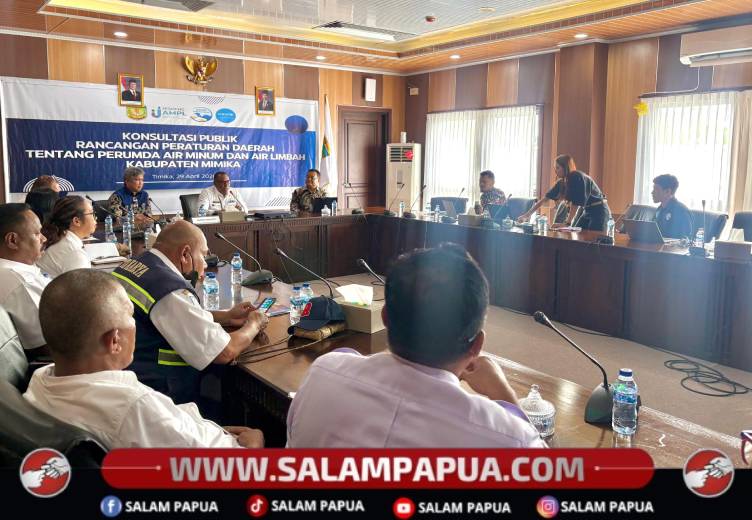 Raperda Perumda Dibahas, Mimika Didesak Benahi Layanan Air Minum Dan Sanitasi