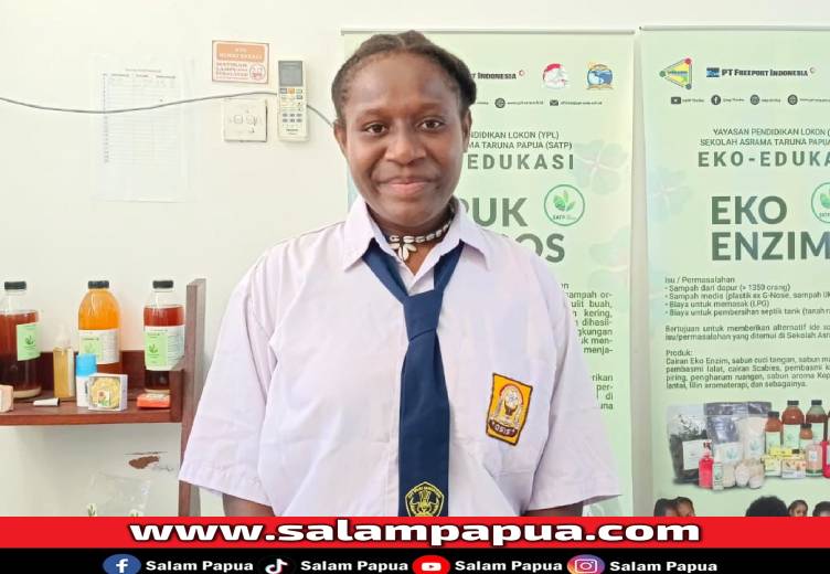 Ega Wefako, Penerima Beasiswa YPMAK Siap Harumkan Nama Papua Di OSN Nasional