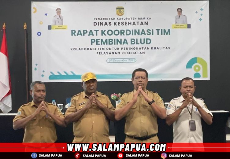 PARADE FOTO: Dinkes Mimika Gelar Rakor Tim Pembina BLUD Bahas Tata Kelola Keuangan