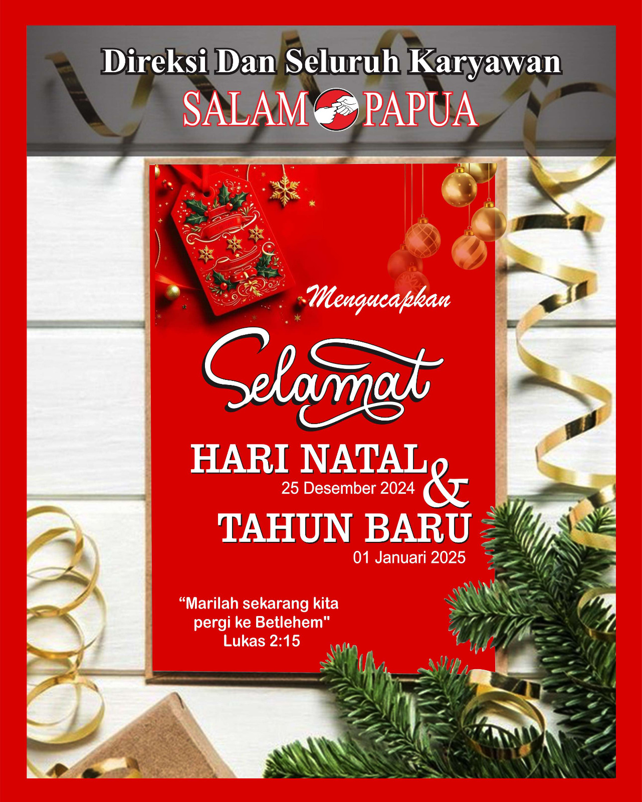 Natal Salam Papua