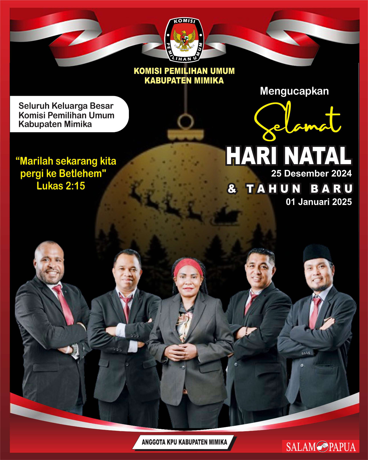 Natal KPU Mimika