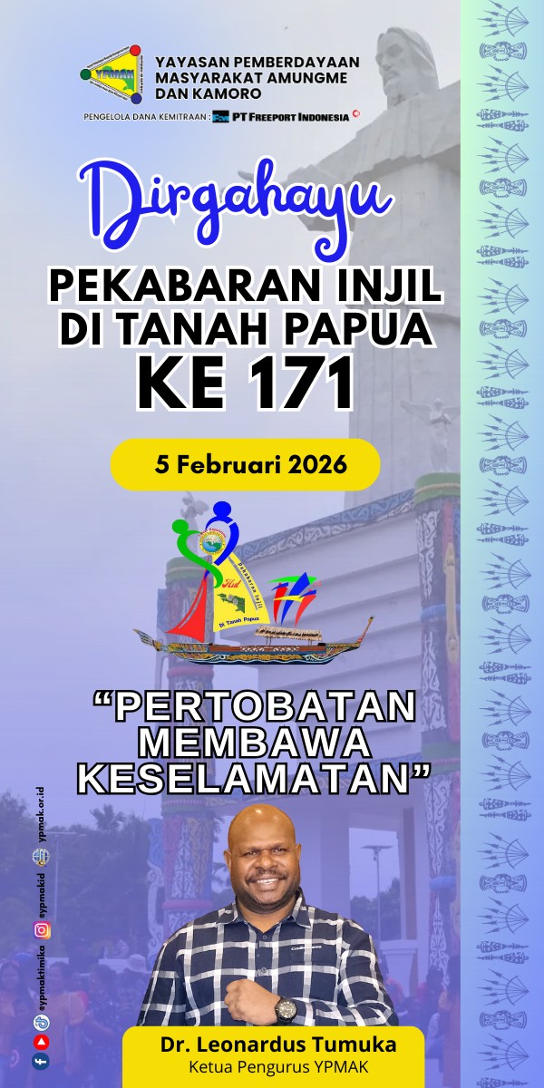 Iklan YPMAK Ucapan HUT Injil Masuk Papua