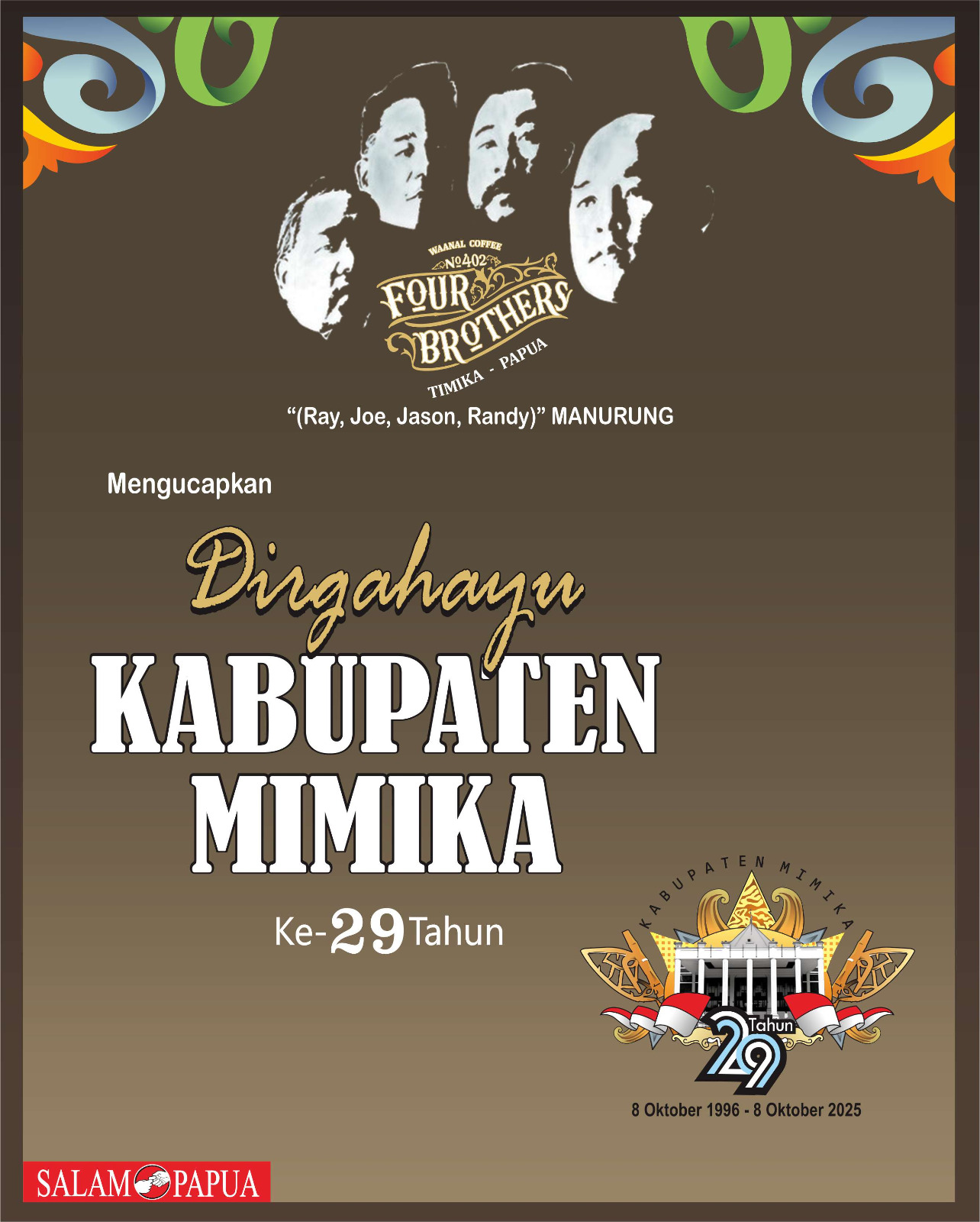 HUT Mimika 4 Brothers