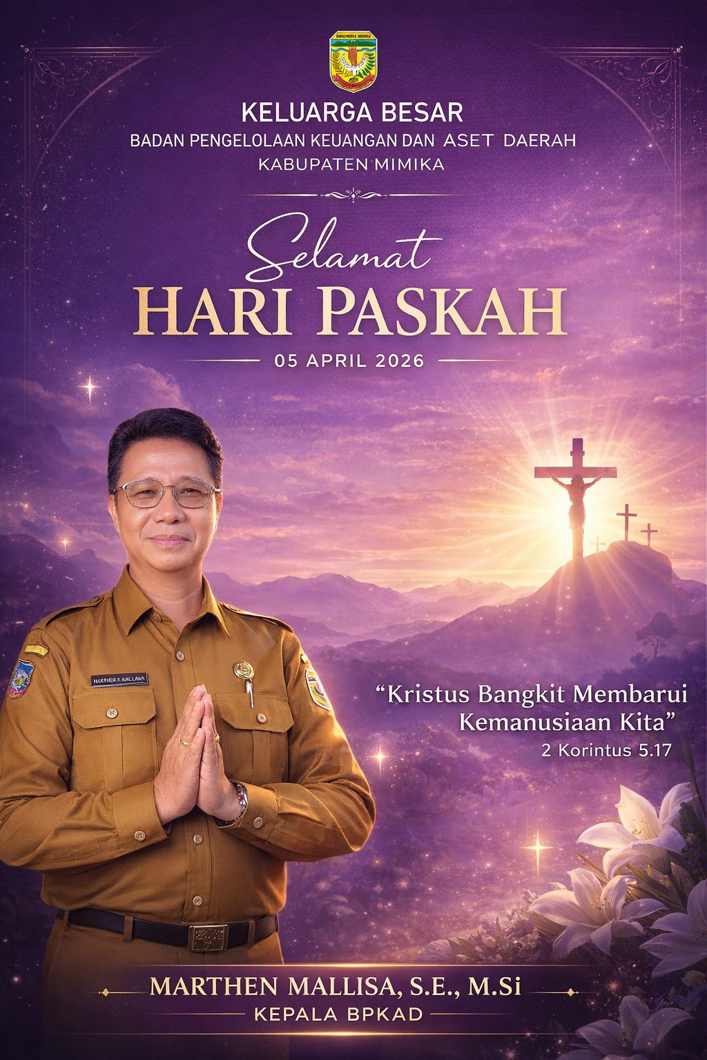 Iklan Paskah BPKAD