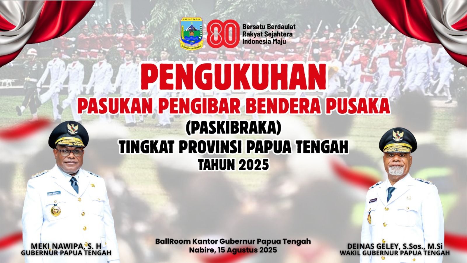 Iklan Peneguhan Paskibra Papua Tengah
