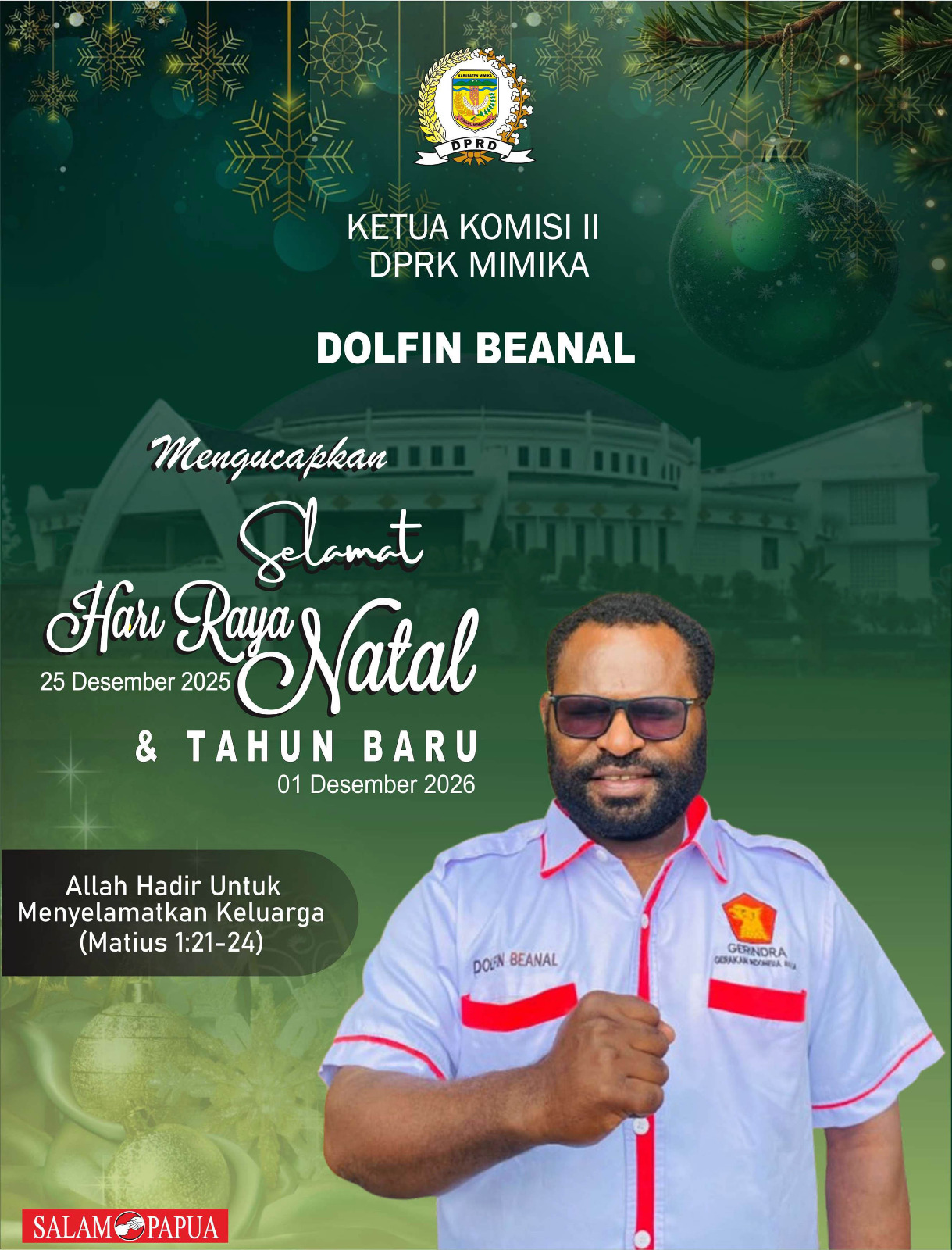 Iklan Natal Dolfin Beanal