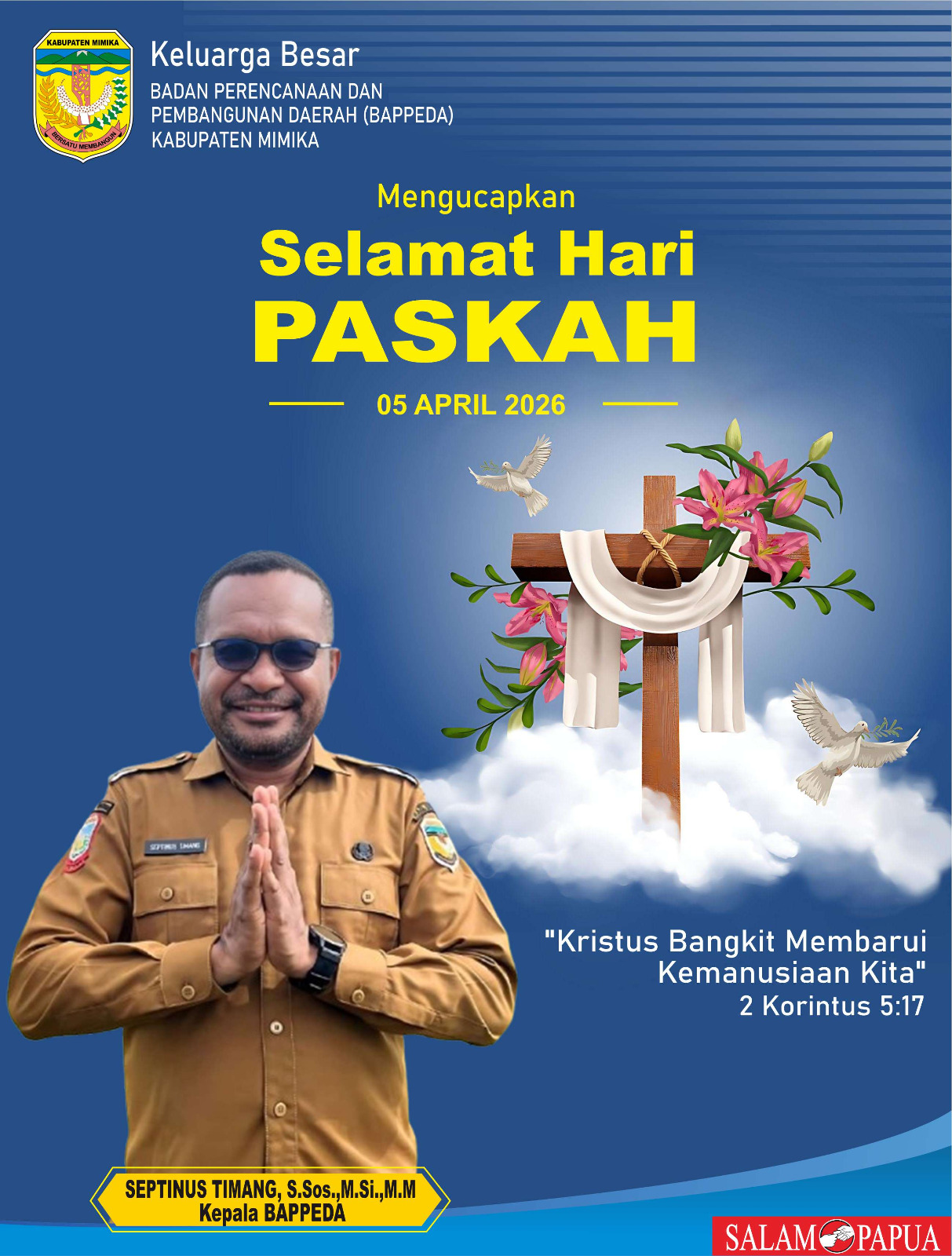 Iklan Paskah Bappeda
