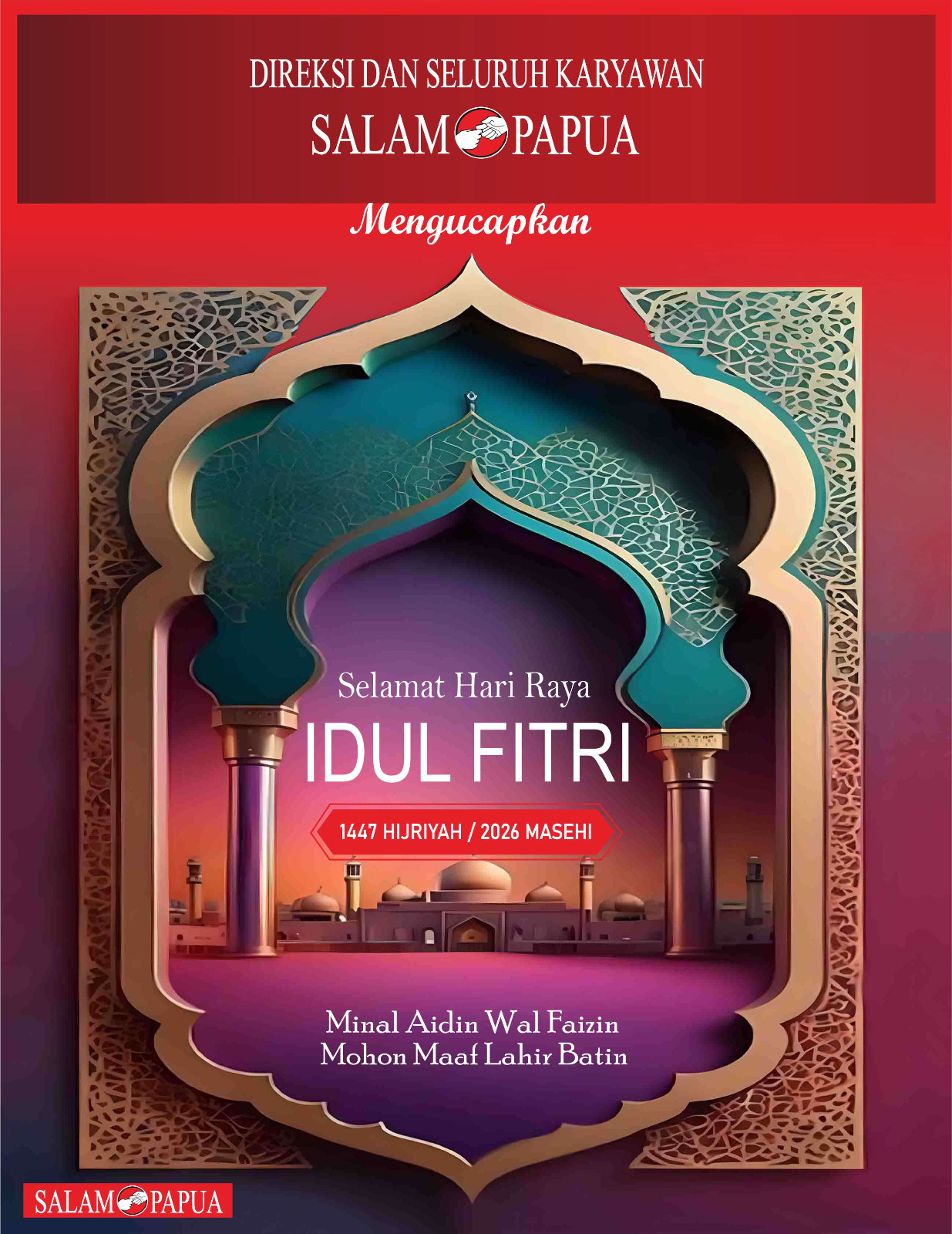 Iklan Idul Fitri Salam Papua