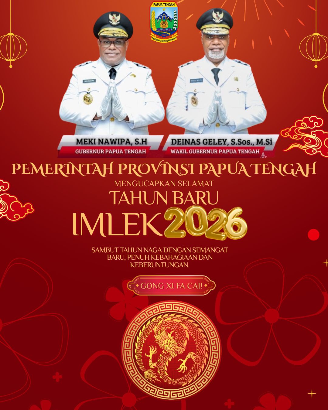 Iklan Imlek Pemprov Papua Tengah