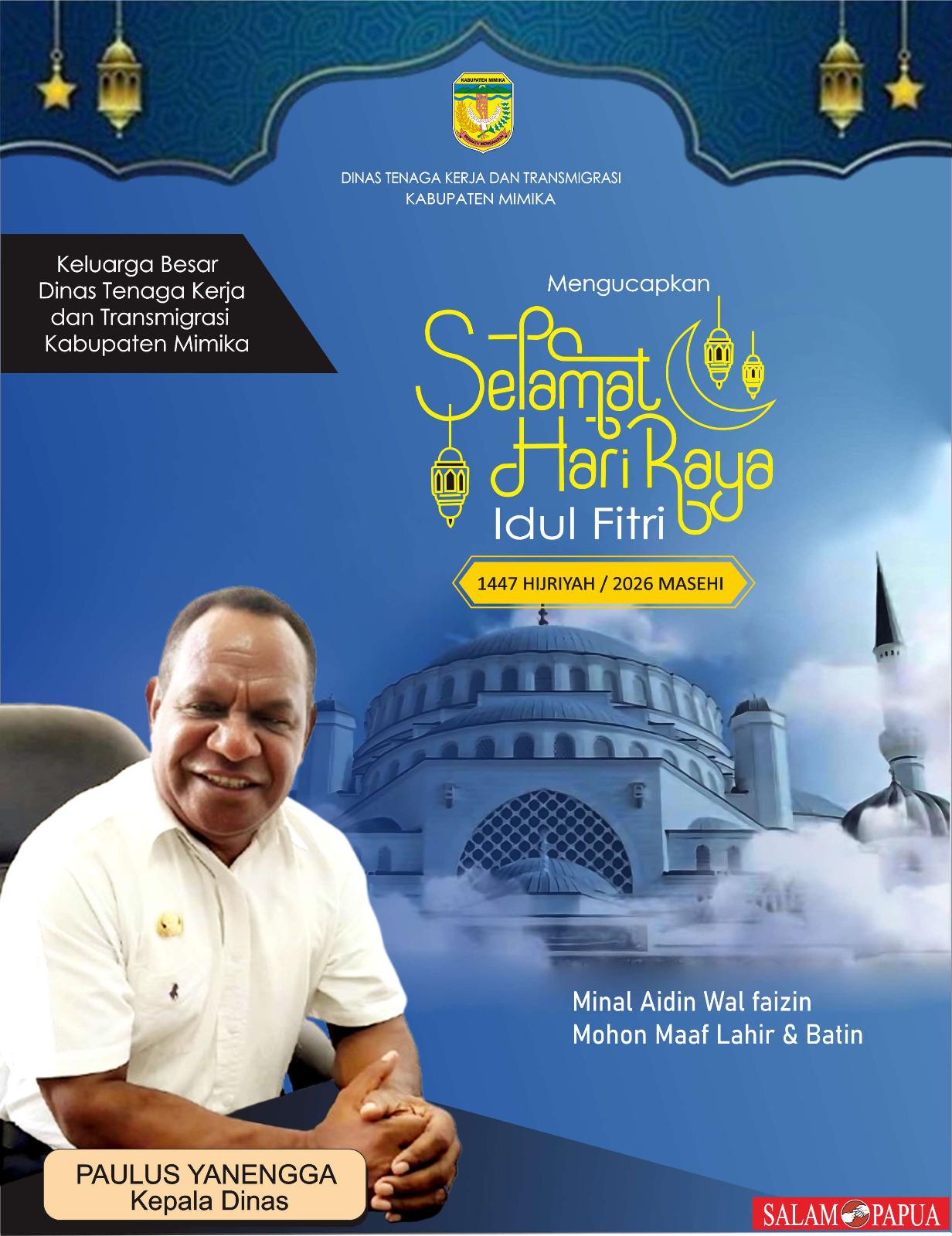 Iklan Idul Fitri Disnaker