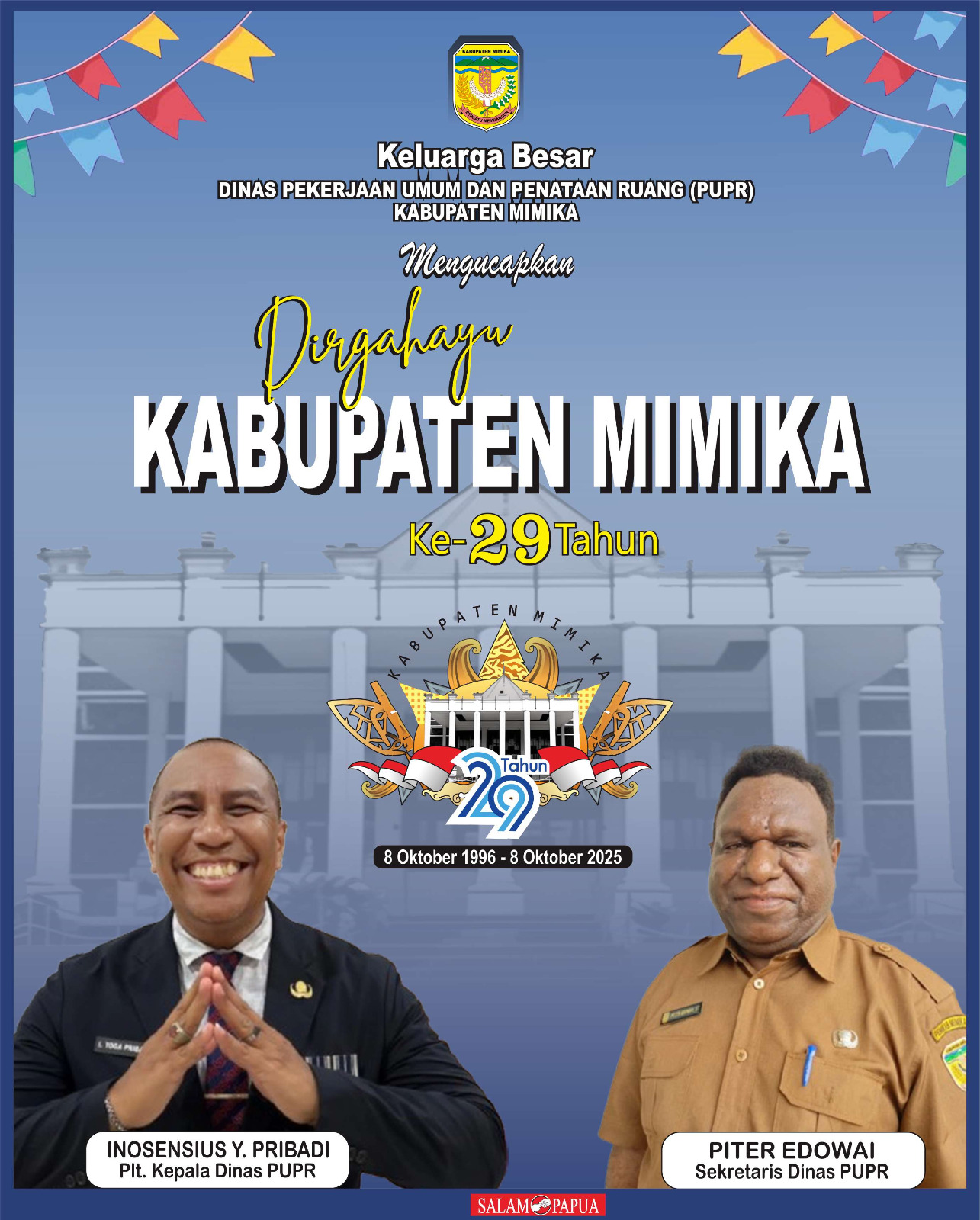 HUT Mimika PUPR