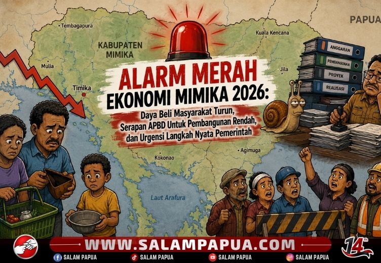 Alarm Merah Kondisi Ekonomi Mimika Hingga Medio 2026: Urgensi Langkah Nyata Pemerintah Daerah