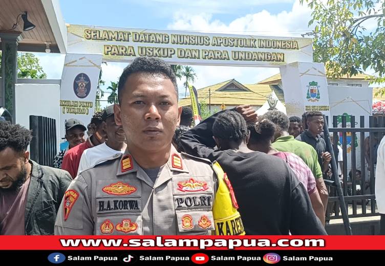 340 Aparat Gabungan Amankan Misa Pentahbisan Uskup Timika