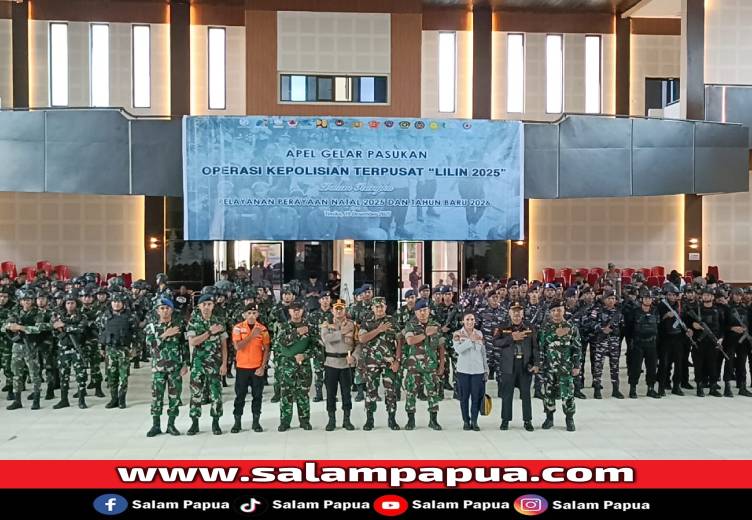 Operasi Lilin 2025, Polres Mimika Libatkan 600 Personel Gabungan