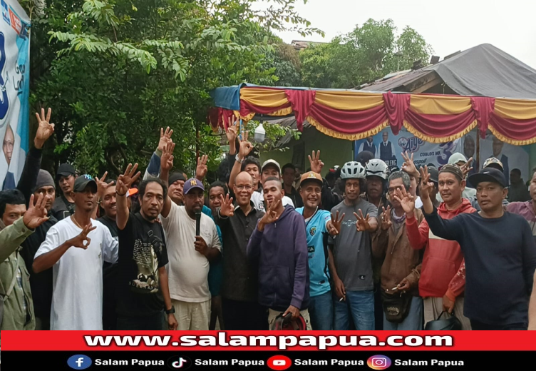 AIYE Siapkan Jamkes Dan KMP, Ratusan Pengemudi Ojek Di Timika Siap Menangkan AIYE