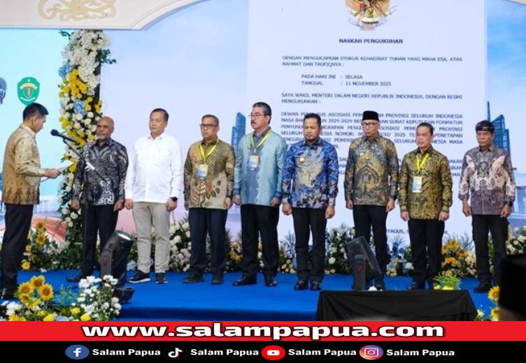 Papua Tengah Dapat Kehormatan, Gubernur Meki Nawipa Pimpin Wilayah Timur APPSI