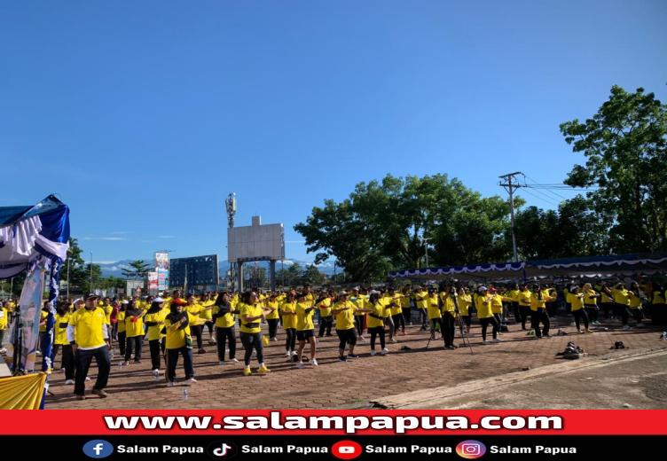 Senam Sehat Se-Indonesia Golkar Masuk Rekor MURI, Rapatkan Barisan Pada Pilkada Serentak