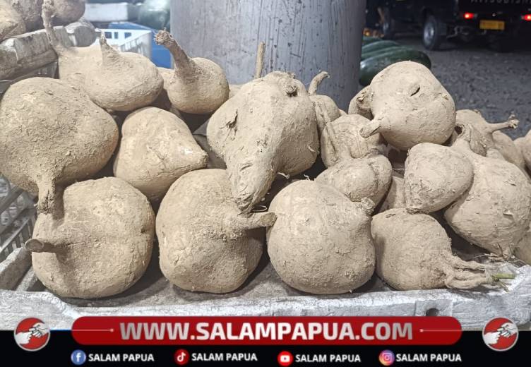 Bengkoang Langka Di Timika, Anggur Dan Apel Jadi Favorit Pembeli