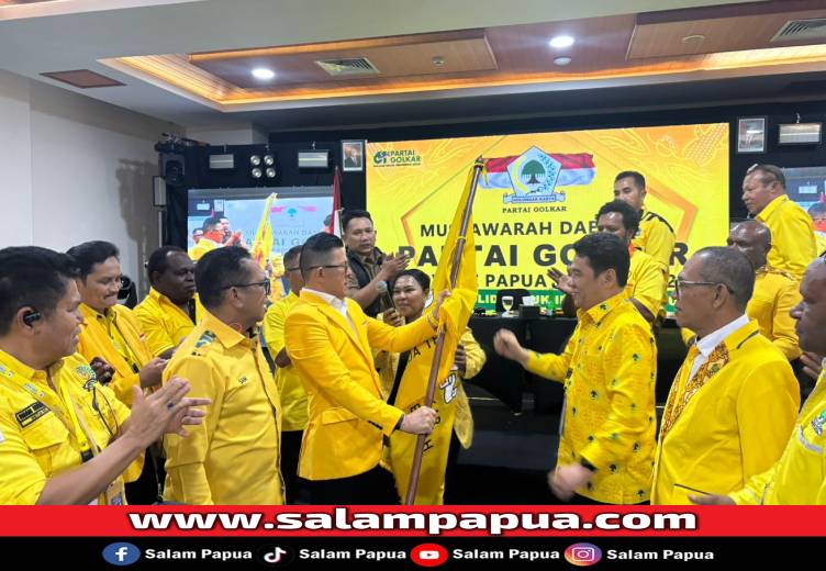 Soedeson Tandra Resmi Pimpin DPD I Partai Golkar Papua Tengah