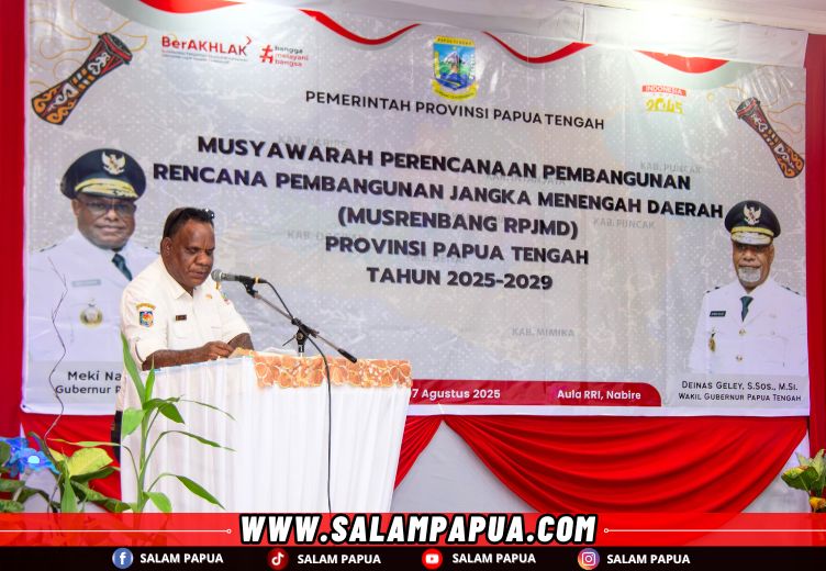 Pemprov Papua Tengah Gelar Musrenbang RPJMD 2024-2029, Gubernur Meki Nawipa Tegaskan Hal Ini