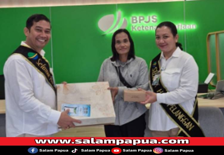BPJS Ketenagakerjaan Mimika Beri Pelayanan Spesial Di Hari Pelanggan Nasional 2025