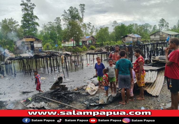 Selain 18 Kios, Tiga Rumah Warga Jadi Korban Kebakaran Di Poumako, Seorang Pelajar SMP Dilarikan Ke RSUD