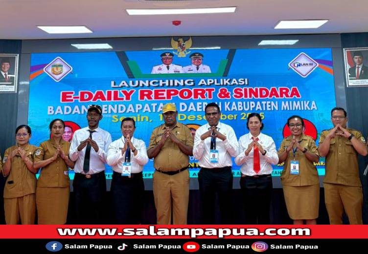 Proyek Perubahan PKA Di Bapenda Mimika Luncurkan Aplikasi E-Daily Dan SINDARA