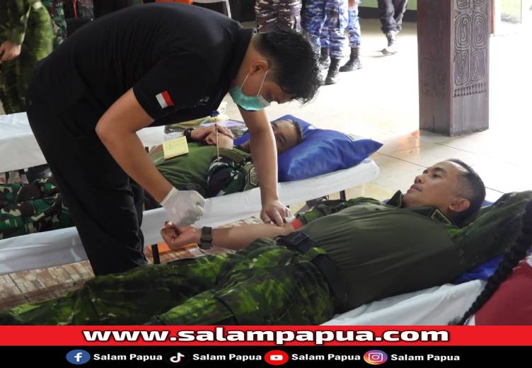 Kaogabwilhan III Gelar Donor Darah Jelang HUT Ke-80 RI Dan HUT Ke-6