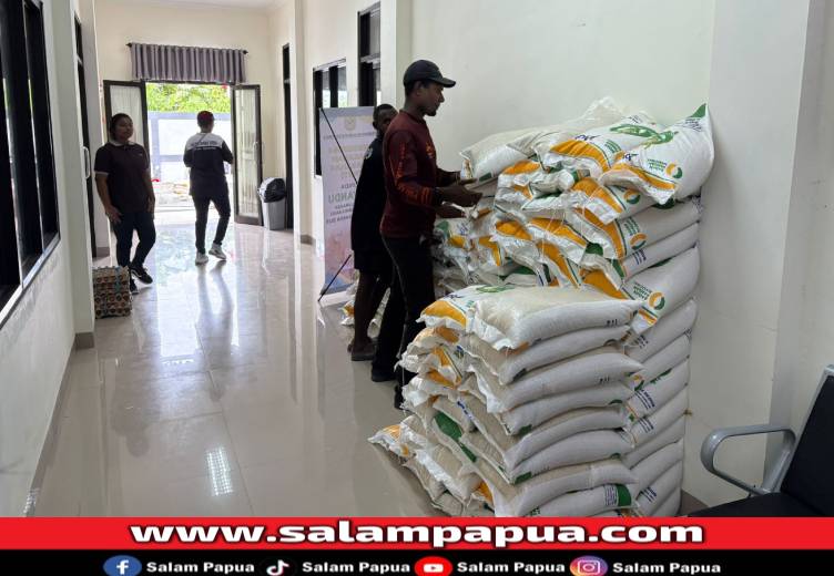 Sempat Diperdebatkan, Penyaluran Bantuan Beras Di Distrik Miru Disepakati 10 Kg Per KK