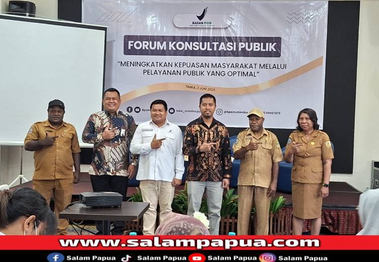 Loka POM Mimika Gelar Forum Konsultasi Publik Untuk Tingkatkan Kualitas Pelayanan