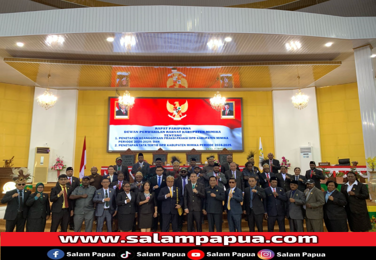 DPRK Mimika Paripurnakan 8 Fraksi Dan Tatib Dewan