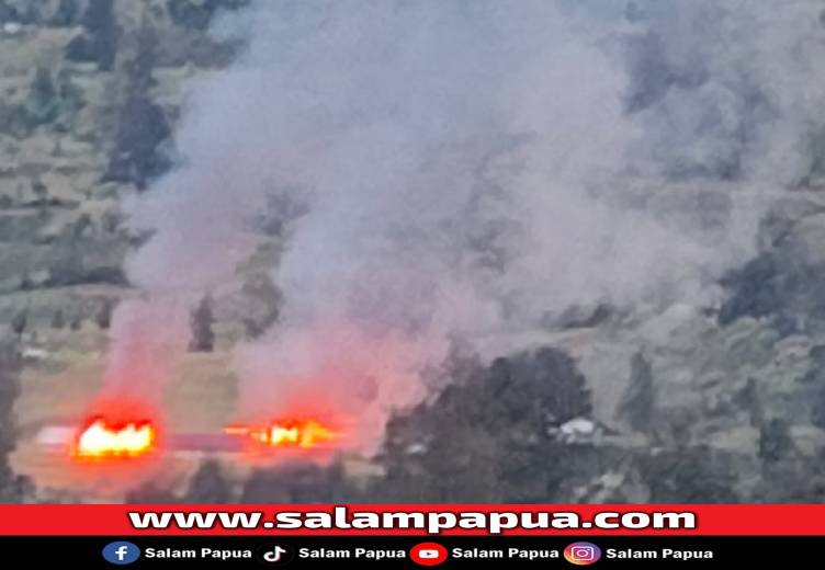 Rumah Bupati Puncak Dan Kantor Distrik Dibakar KKB