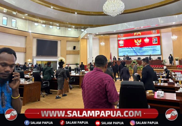 Nota Keuangan Tak Dibacakan, Paripurna Perubahan APBD Mimika 2026 Diskors