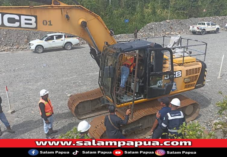 Alat Berat Milik PT Mpaigelah Dirusak OTK Di Tanggul Barat