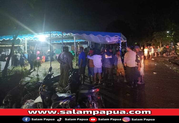 Pesta Berujung Ricuh Di SP2 Timika, Dua Polisi Terluka, Empat Pelaku Diamankan