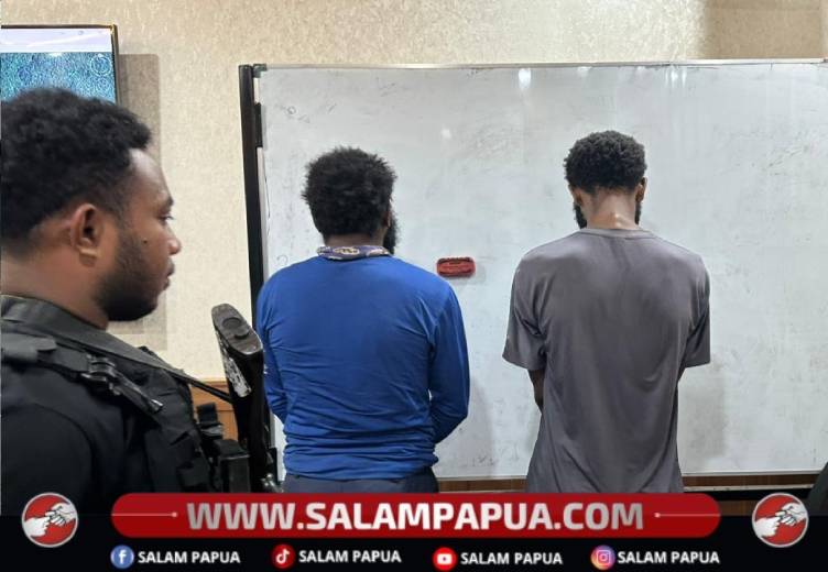 Satgas Damai Cartenz Amankan Lima Orang Diduga Pemasok Logistik Dan Amunisi KKB Di Nabire