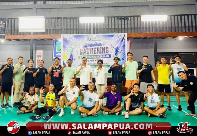 Pererat Sinergi, BPJS Ketenagakerjaan Timika Gelar Media Sport Gathering Bersama Jurnalis