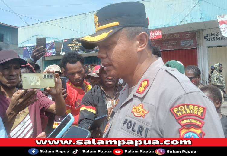 Kapolres Nabire Tegaskan Aksi Hari HAM Dijamin Undang-Undang, Long March Dibatasi