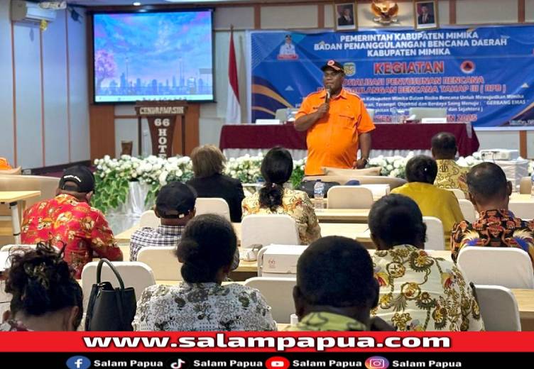 Dokumen Rencana Penanggulangan Bencana Mimika Masuk Tahap III
