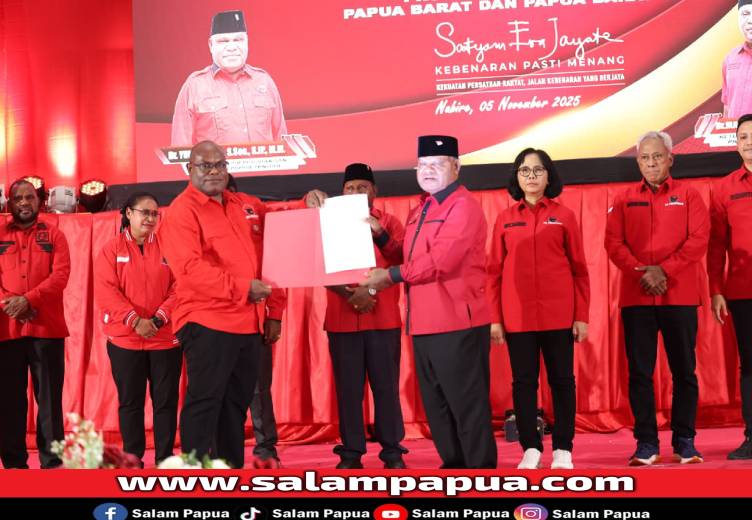 Gubernur Papua Tengah Dorong Soliditas Politik Dan Pembangunan Di Konferda PDI Perjuangan