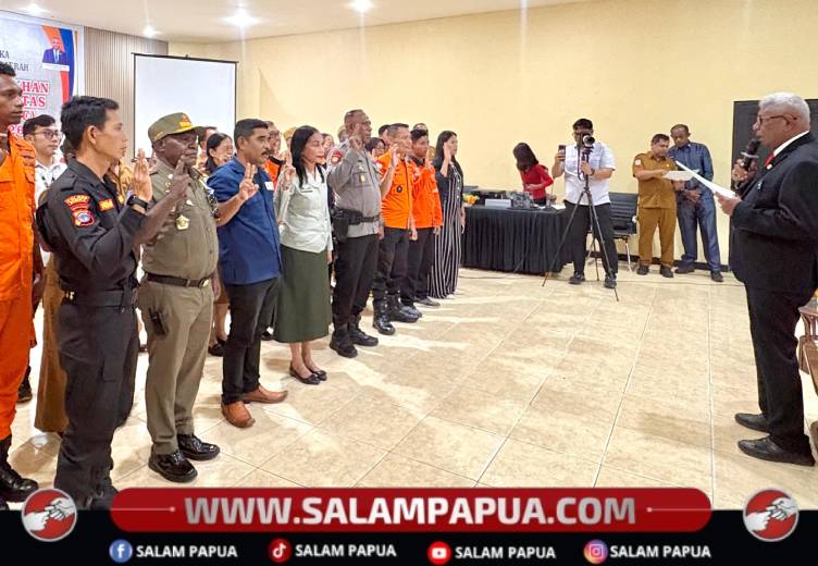 Lantik Tim Reaksi Cepat Bencana 2026, Bupati Mimika: Keselamatan Rakyat Adalah Hukum Tertinggi